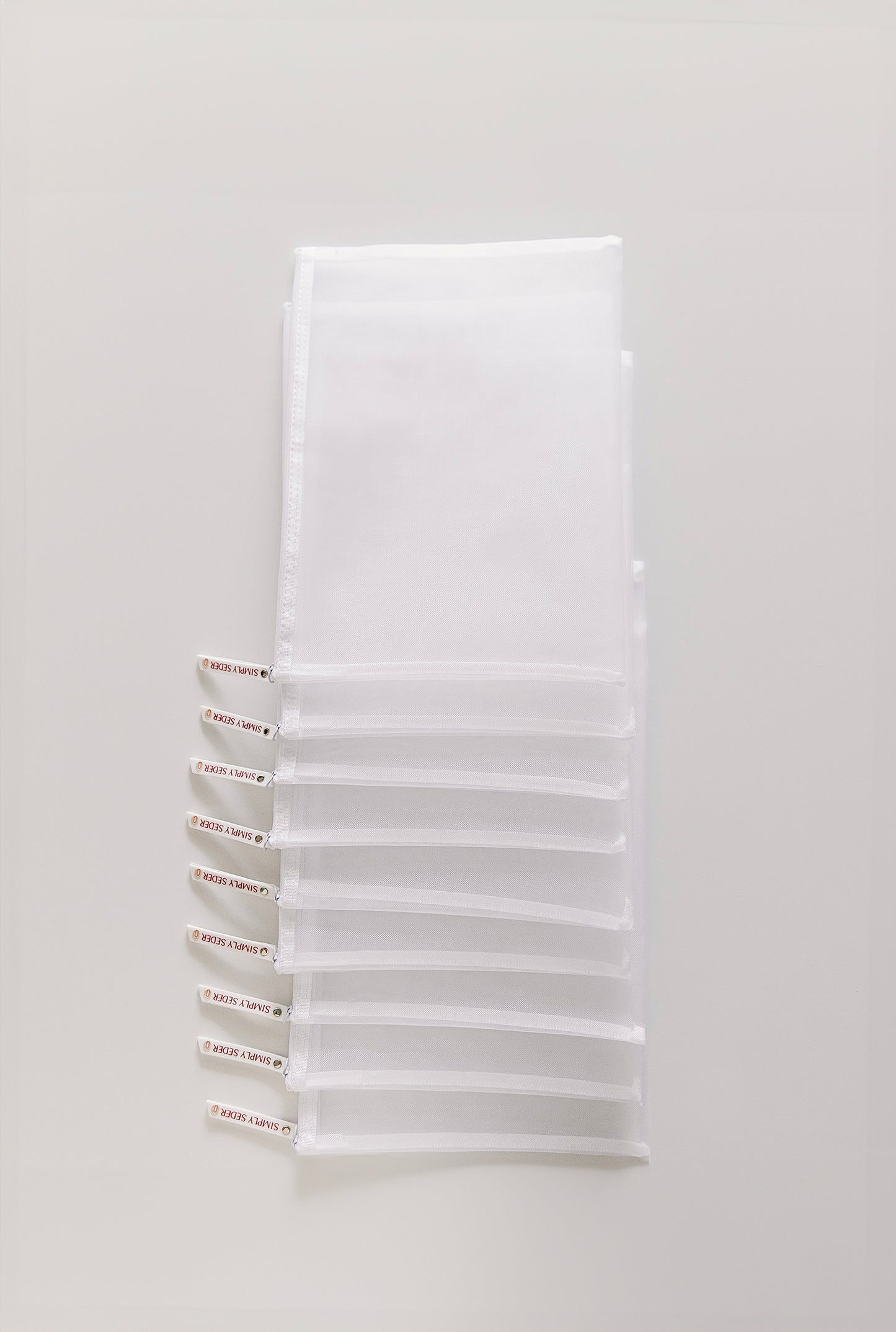 Set of 10 A4 Zipper Folders